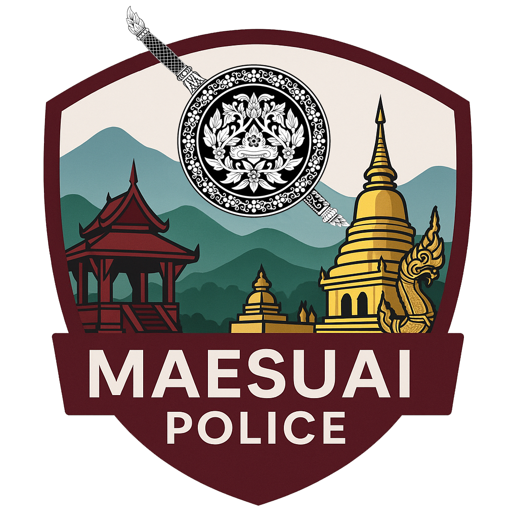 สถานีตำรวจภูธรแม่สรวย จังหวัดเชียงราย logo